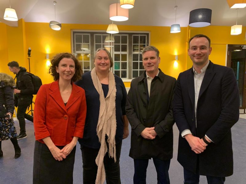 Anneliese Dodds MP with Labour Leader Keir Starmer MP and Oxford Labour Councillors