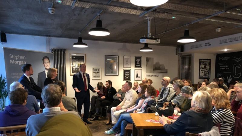 Keir Starmer addresses Labour supporters in Portsmouth in December