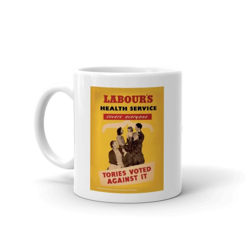 Win this Retro Labour mug as well as a Vote Labour tote bag