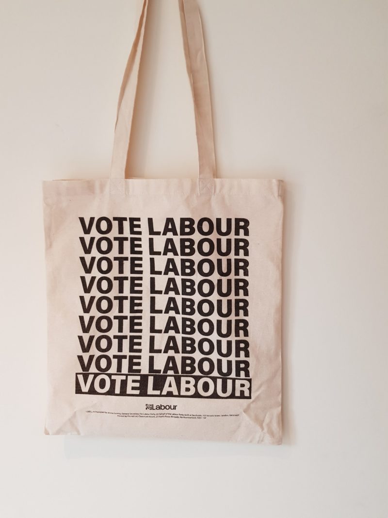 Win this Vote Labour tote as well as the Retro Vote Labour mug